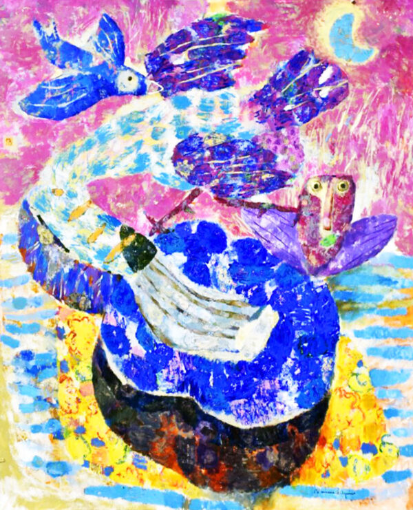 Guitarra azul